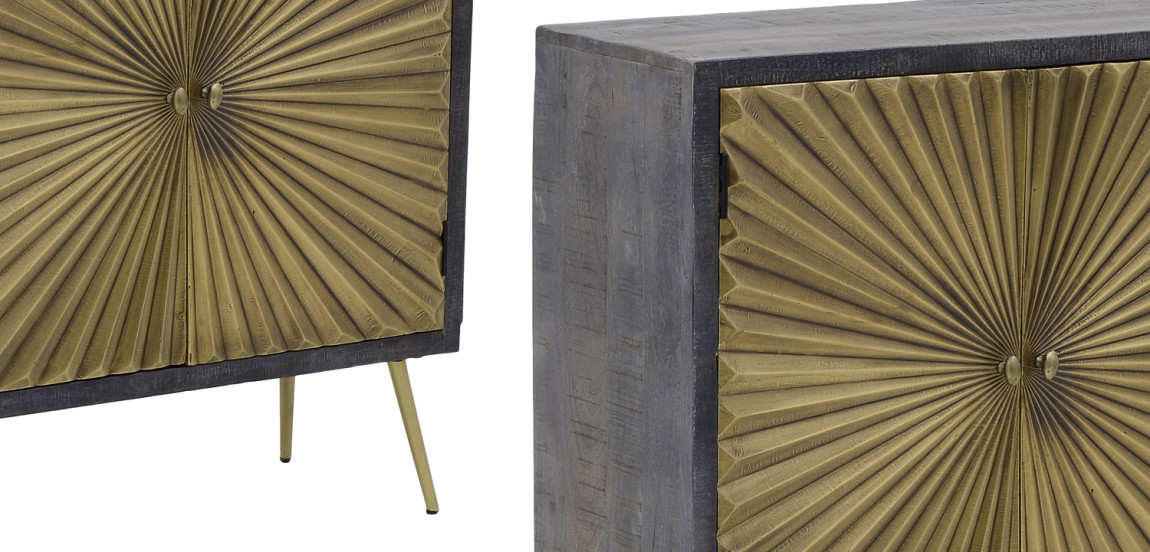 Комод с рельефным фасадом Loritz Sun Chest of Drawers