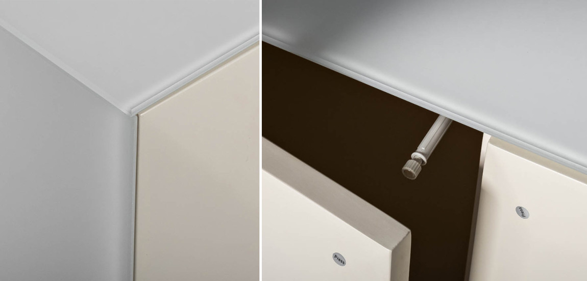 Комод с рельефным фасадом White Orchid Rectangular Белый