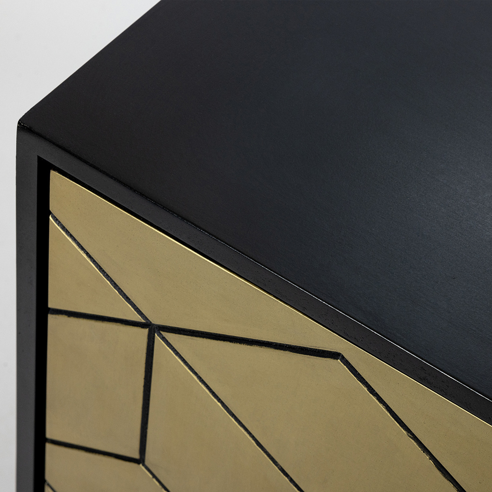 Комод с фасадом цвета латуни Moderare