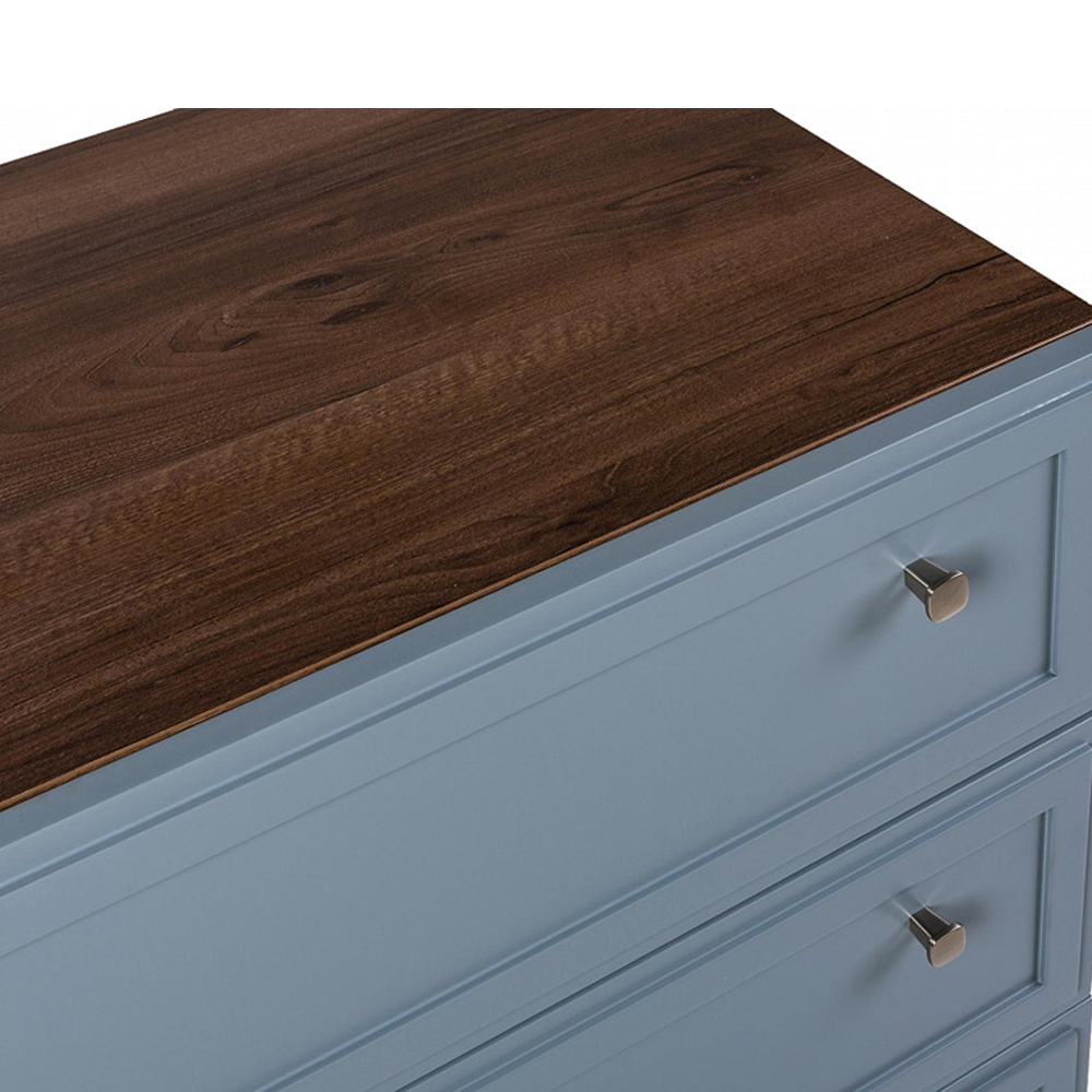 Комод серый из массива бука с 3-мя ящиками Wenge Light