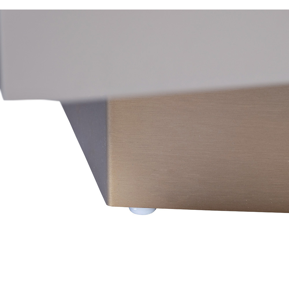 Комод со стеклянной столешницей и с выдвижными ящиками Minimalist Accent