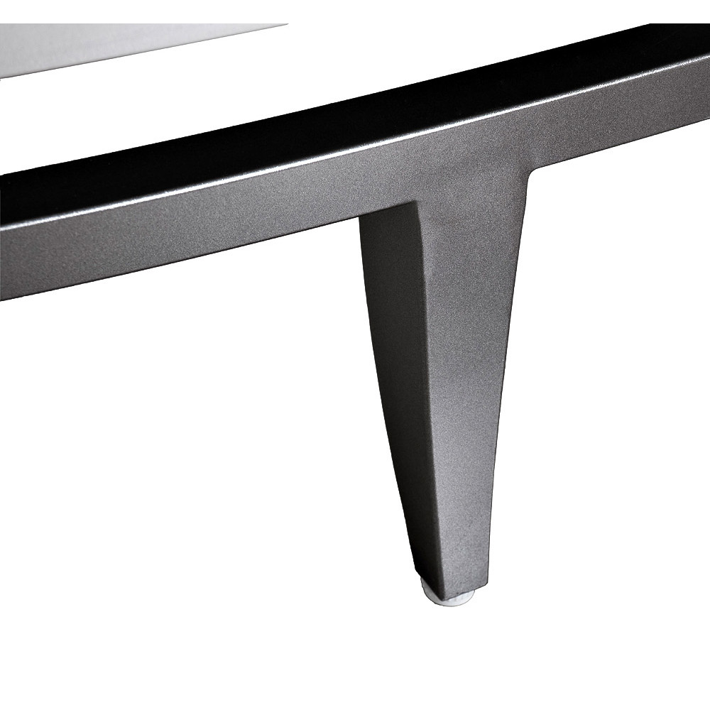 Комод фактурный серебристый с дверцами Silver Chest of Drawers