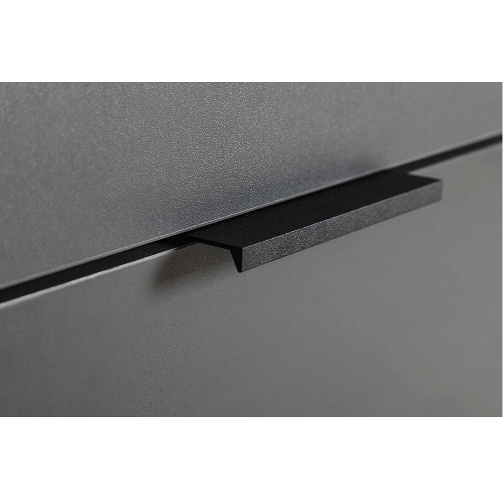 Комод цвета графит с 3-мя ящиками Strict Lines