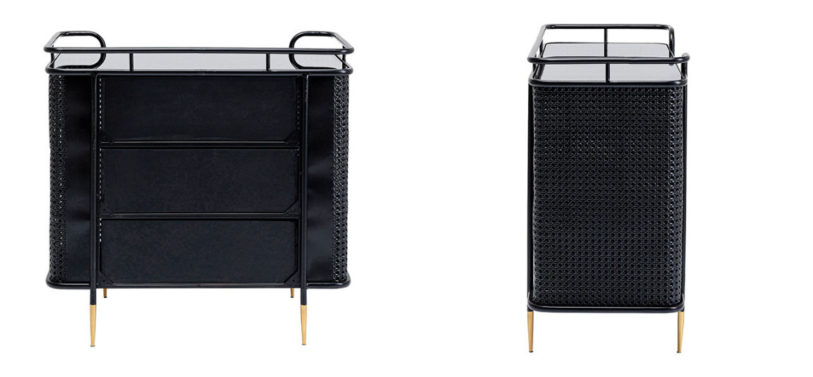 Комод черный Damian