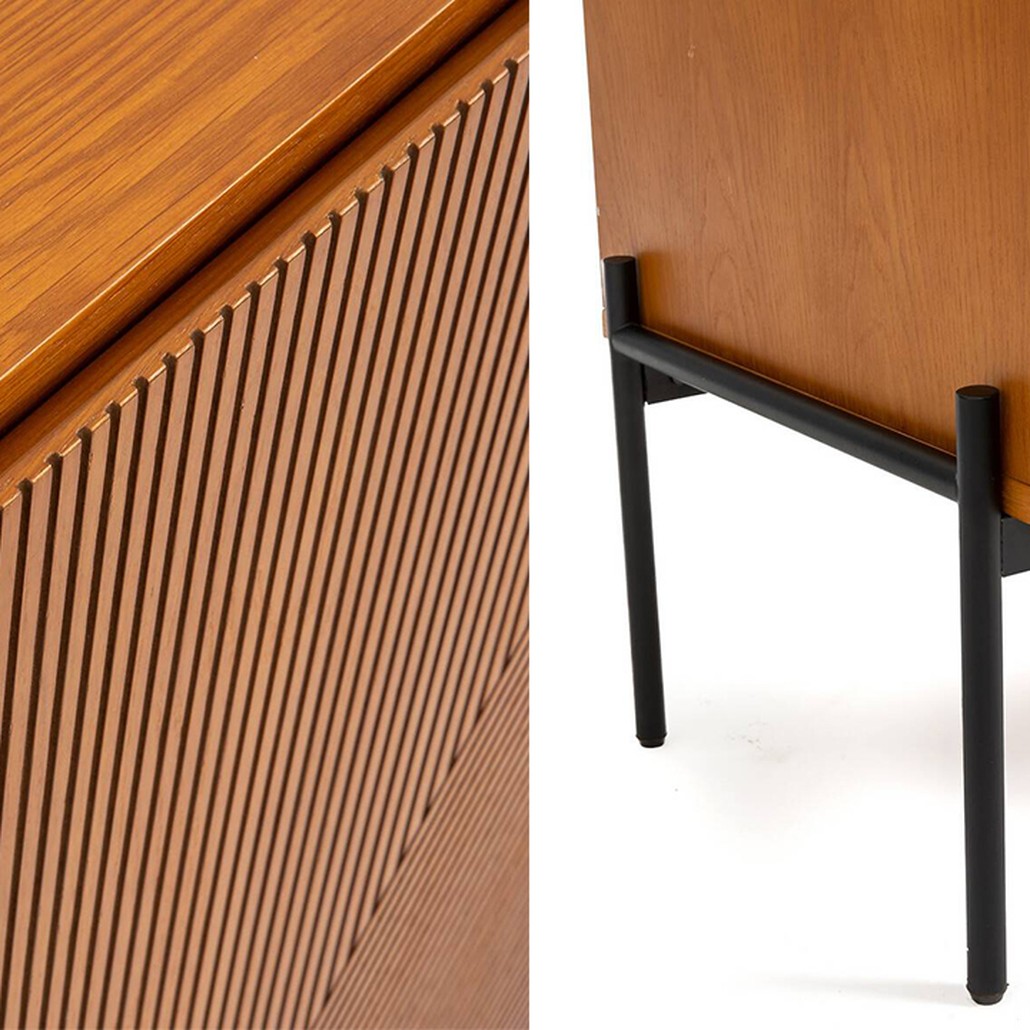 Комод-бар с геометрическим рисунком на дверцах Anders Chest of drawers