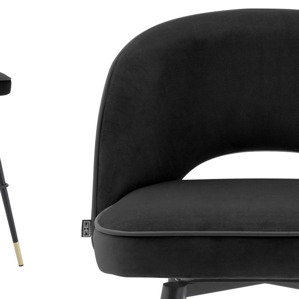 Комплект барных стульев Eichholtz Bar Stool Cliff set of 2 black