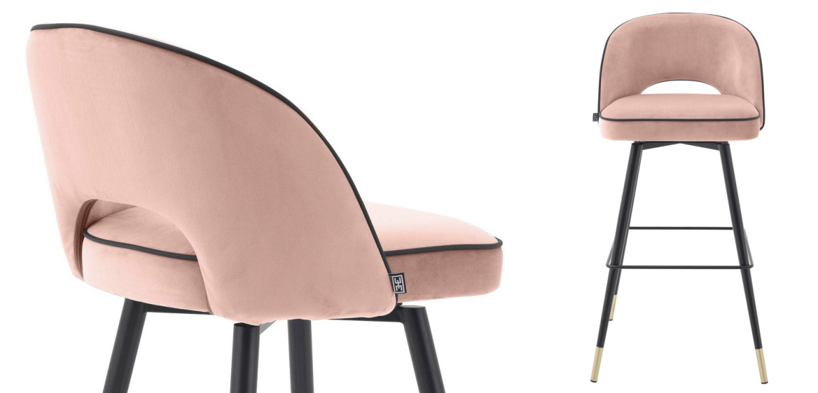 Комплект барных стульев Eichholtz Bar Stool Cliff set of 2 nude