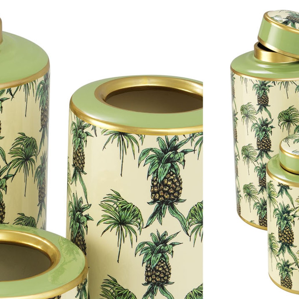 Комплект Ваз Eichholtz JAR PINEAPPLE SET OF 3