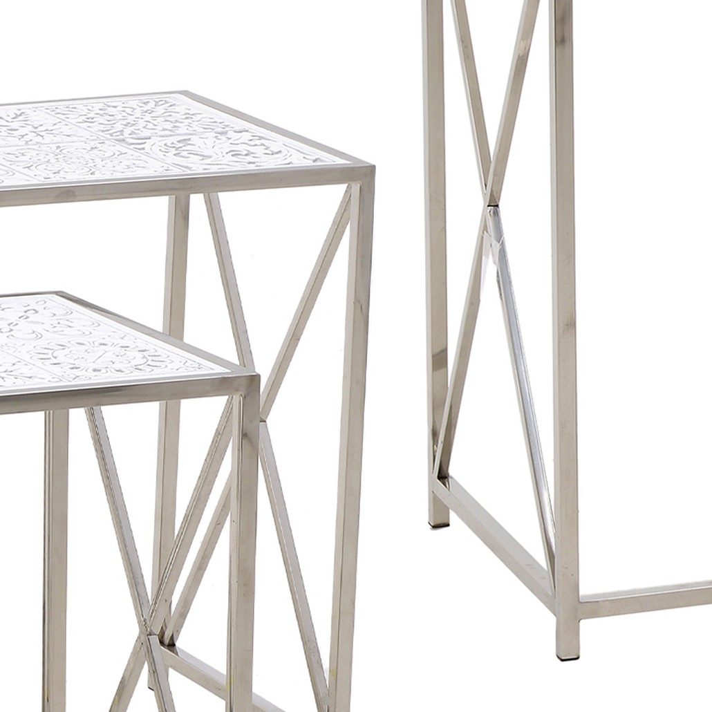 Комплект из 3-х приставных столов Hadiya Side Tables