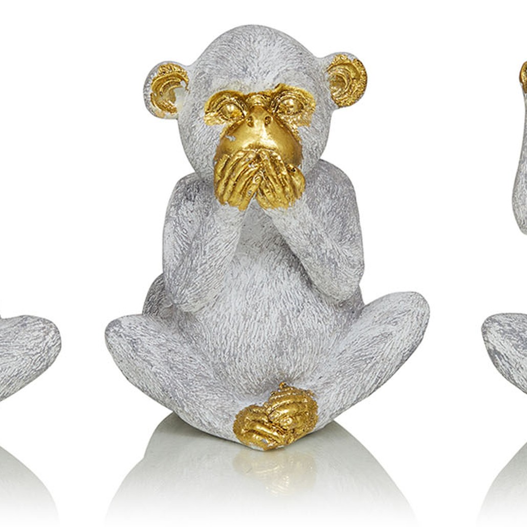 Комплект из 3-х статуэток Three Monkeys