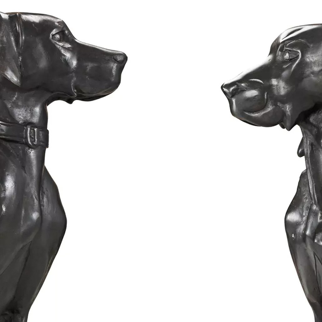 Комплект из двух декоративных статуэток Eichholtz Dogs Pointer & Hound set of 2