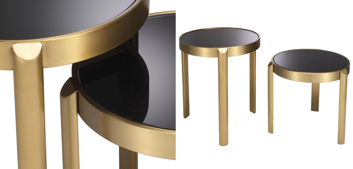 Комплект из двух приставных столиков Eichholtz Side Table Buena set of 2