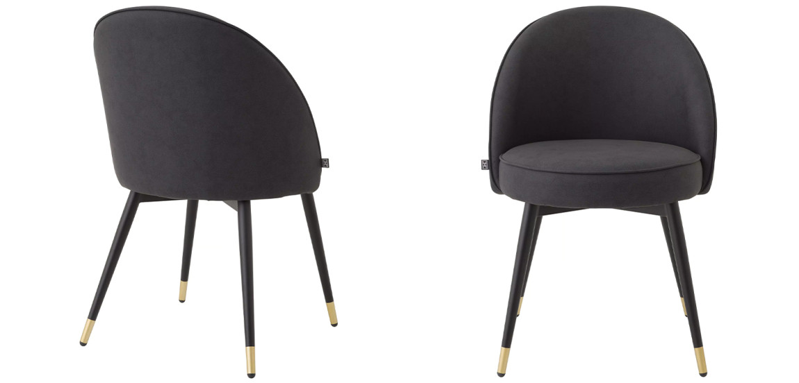 Комплект из двух стульев Eichholtz Dining Chair Cooper Set of 2 Grey