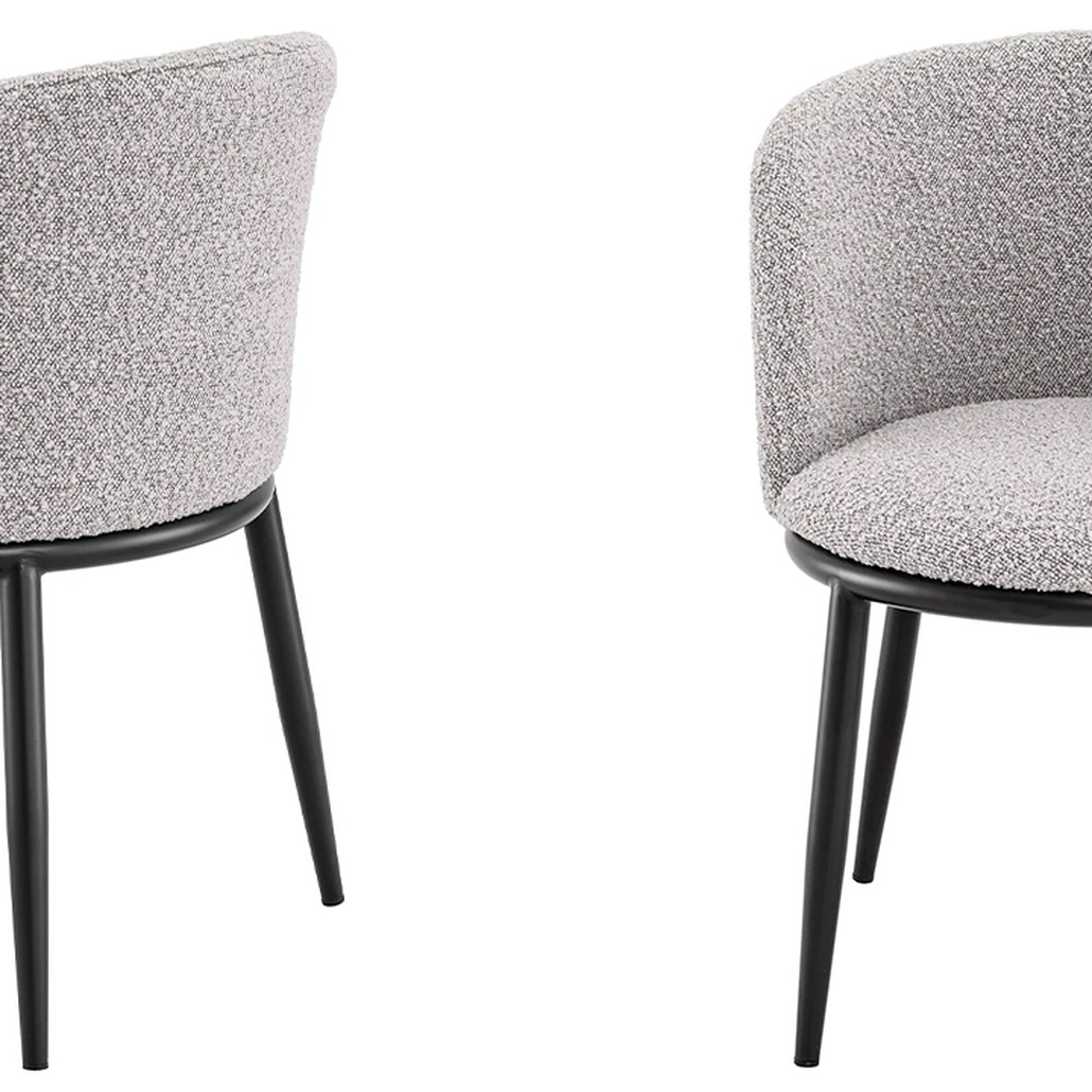 Комплект из двух стульев Eichholtz Dining Chair Filmore Set of 2 Boucle Grey