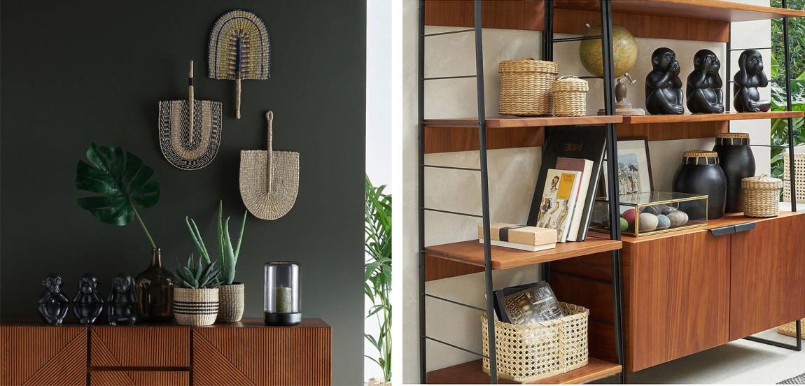 Комплект их 3-х статуэток Three Black Monkeys