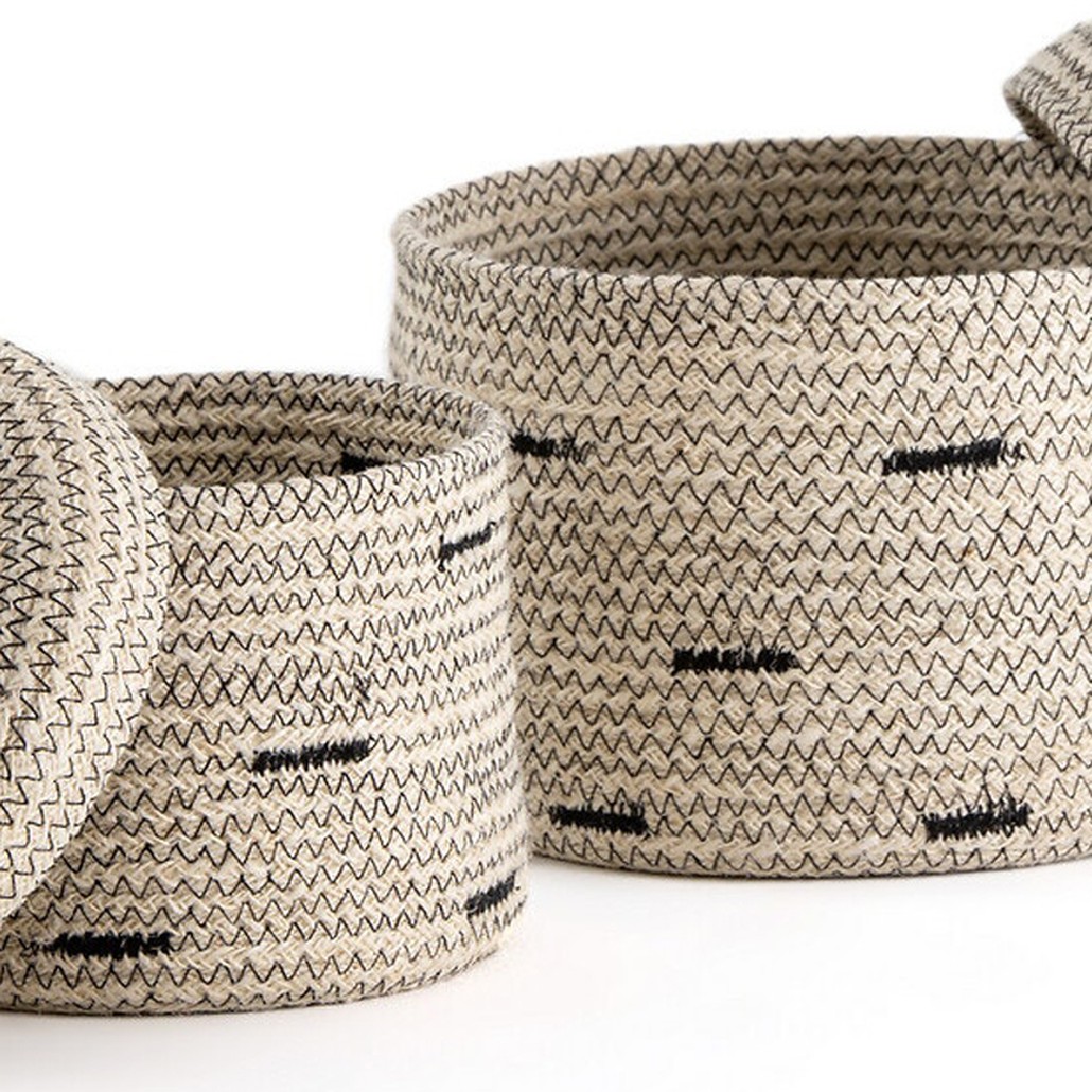 Комплект корзин из джута Wicker Baskets