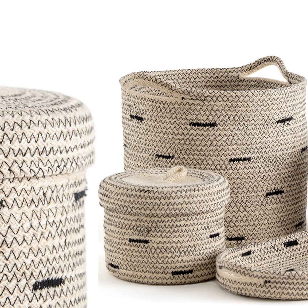 Комплект корзин из джута Wicker Baskets