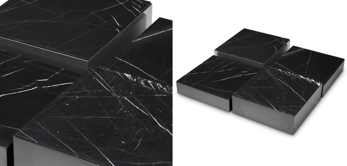 Комплект кофейных столиков Eichholtz Coffee Table Esposito set of 4