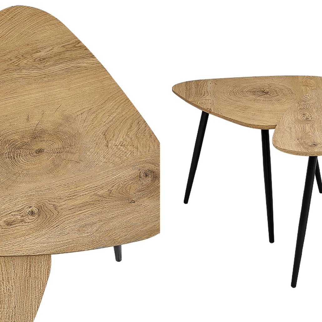 Комплект кофейных столиков треугольной формы Axl Coffee Table