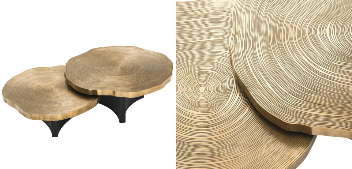 Комплект кофейных столов Eichholtz Coffee Table Thousand Oaks set of 2