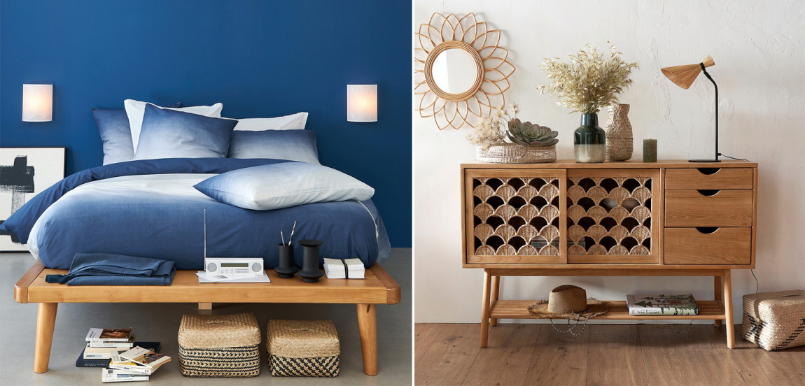 Комплект плетеных корзин Wicker Baskets