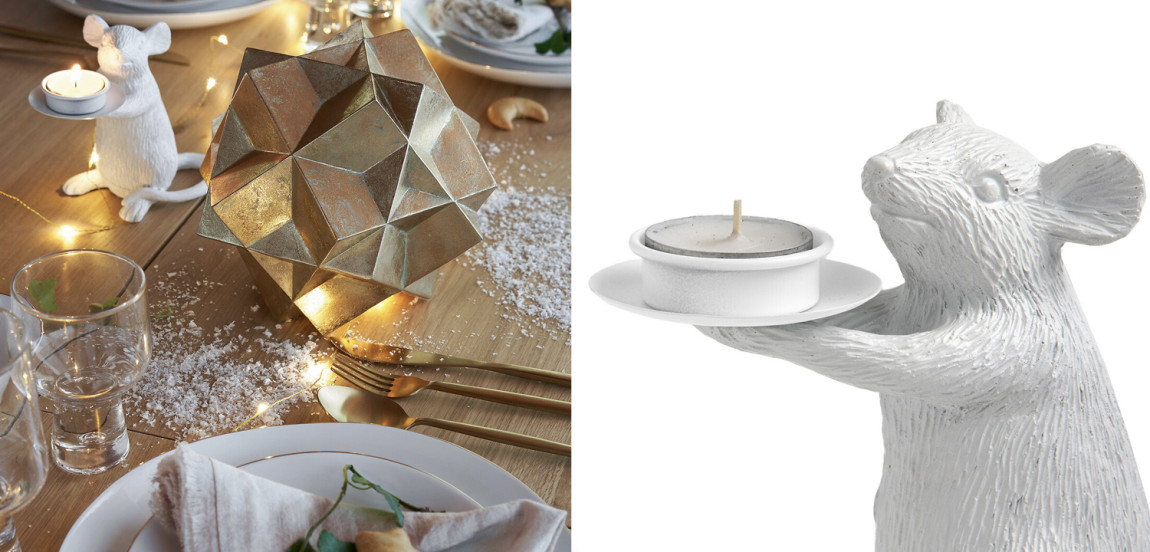 Комплект подсвечников Mouse with twinkle