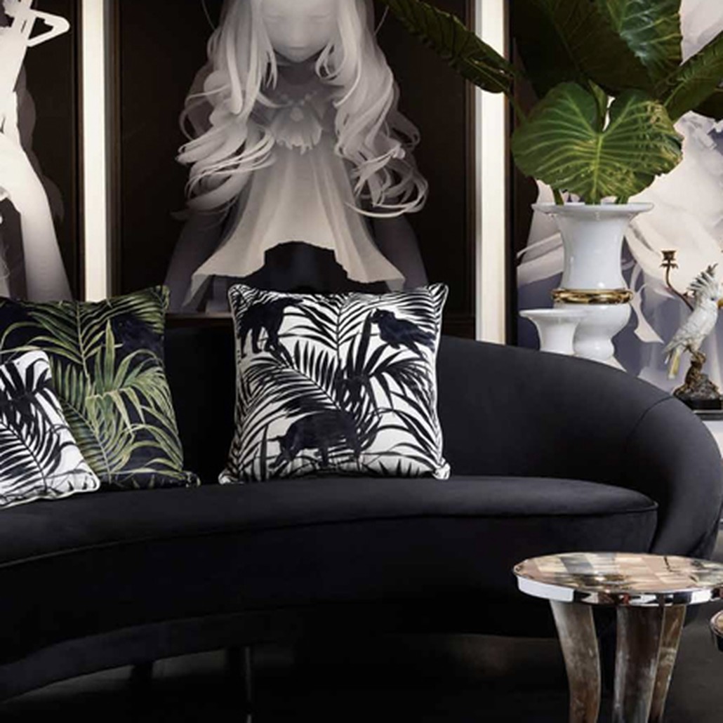 Комплект подушек SET PILLOW ABHIKA black-green