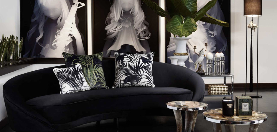 Комплект подушек SET PILLOW ABHIKA black-green