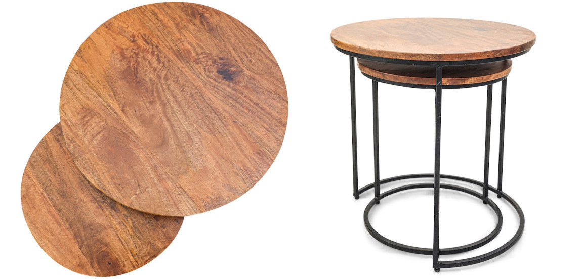 Комплект приставных столов Stafford Table darker