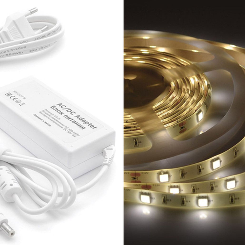 Комплект светодиодной ленты 7,2W/m 30LED/m 5050SMD 5M