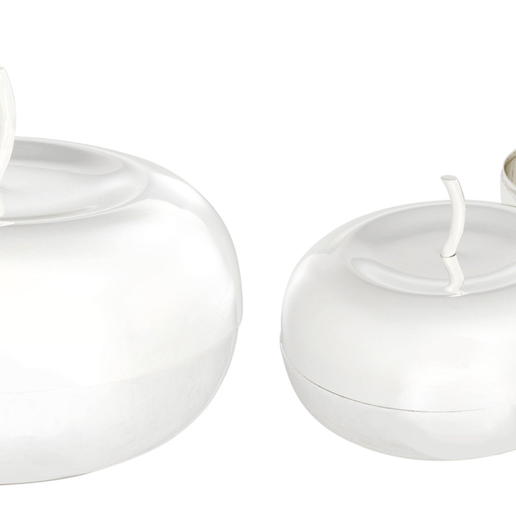 Комплект шкатулок Eichholtz Box Apple Set of 2 Silver