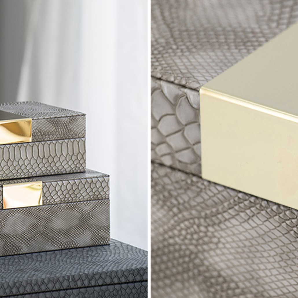 Комплект шкатулок Imitation Snakeskin Boxes