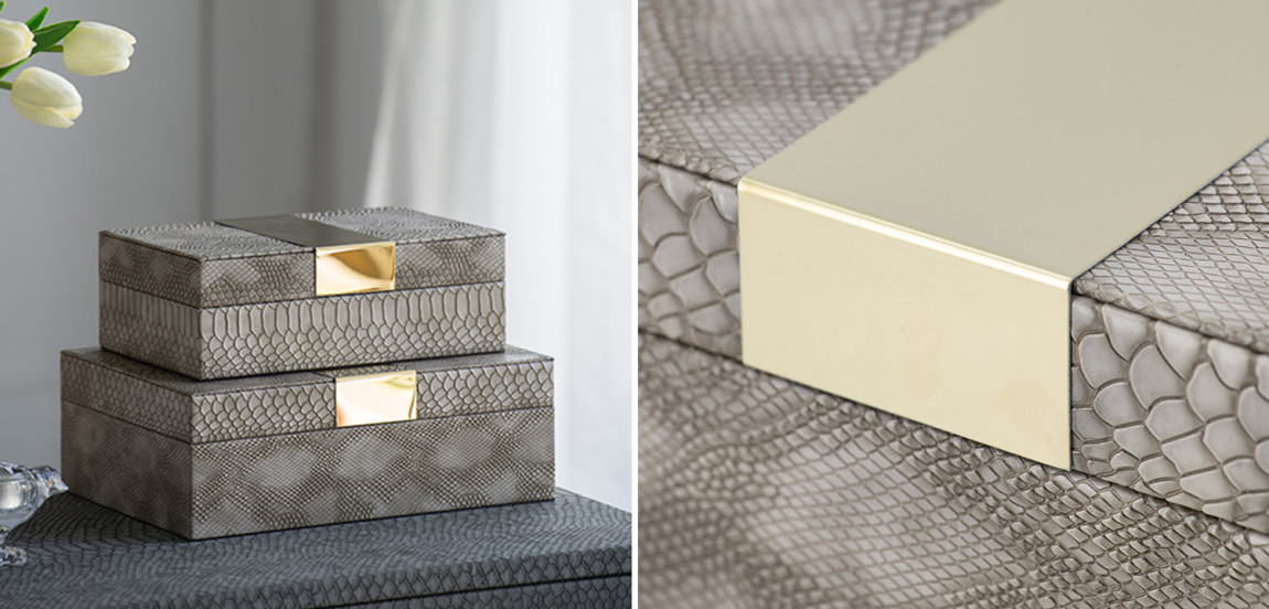 Комплект шкатулок Imitation Snakeskin Boxes