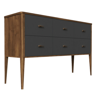 Консоль 6 ящиков из массива бука Tasteful Furniture