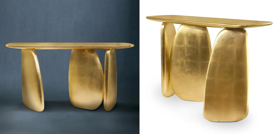 Консоль Design Console Table Gold