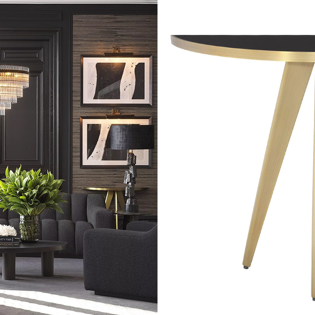Консоль Eichholtz Console Table Aston Brass