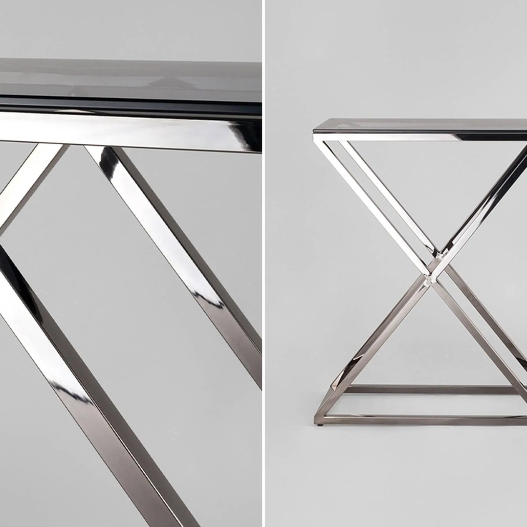 Консоль Geometry Rhombus Dark Chrome