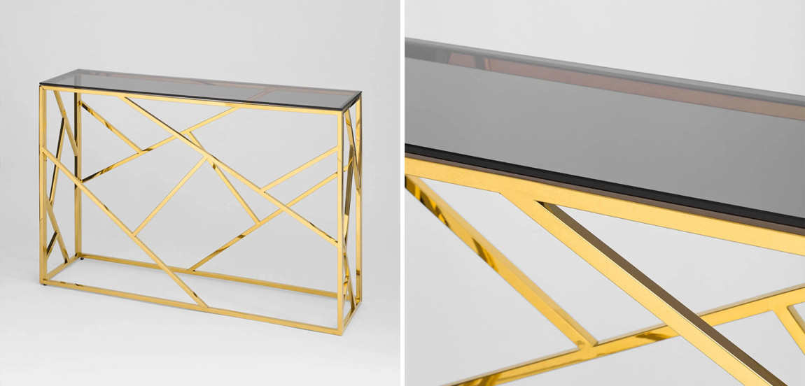 Консоль Geometry Serene Phoenix Gold