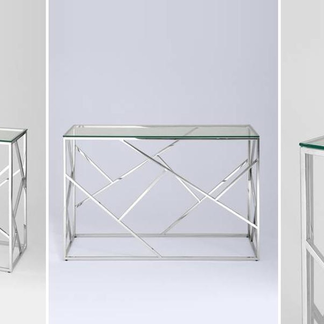 Консоль Geometry Serene Phoenix Silver