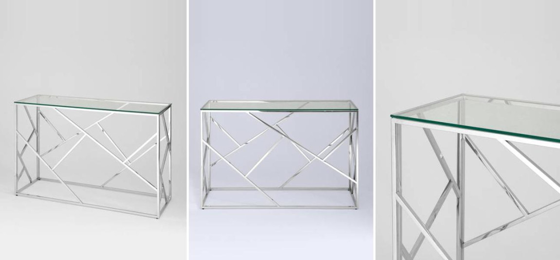 Консоль Geometry Serene Phoenix Silver