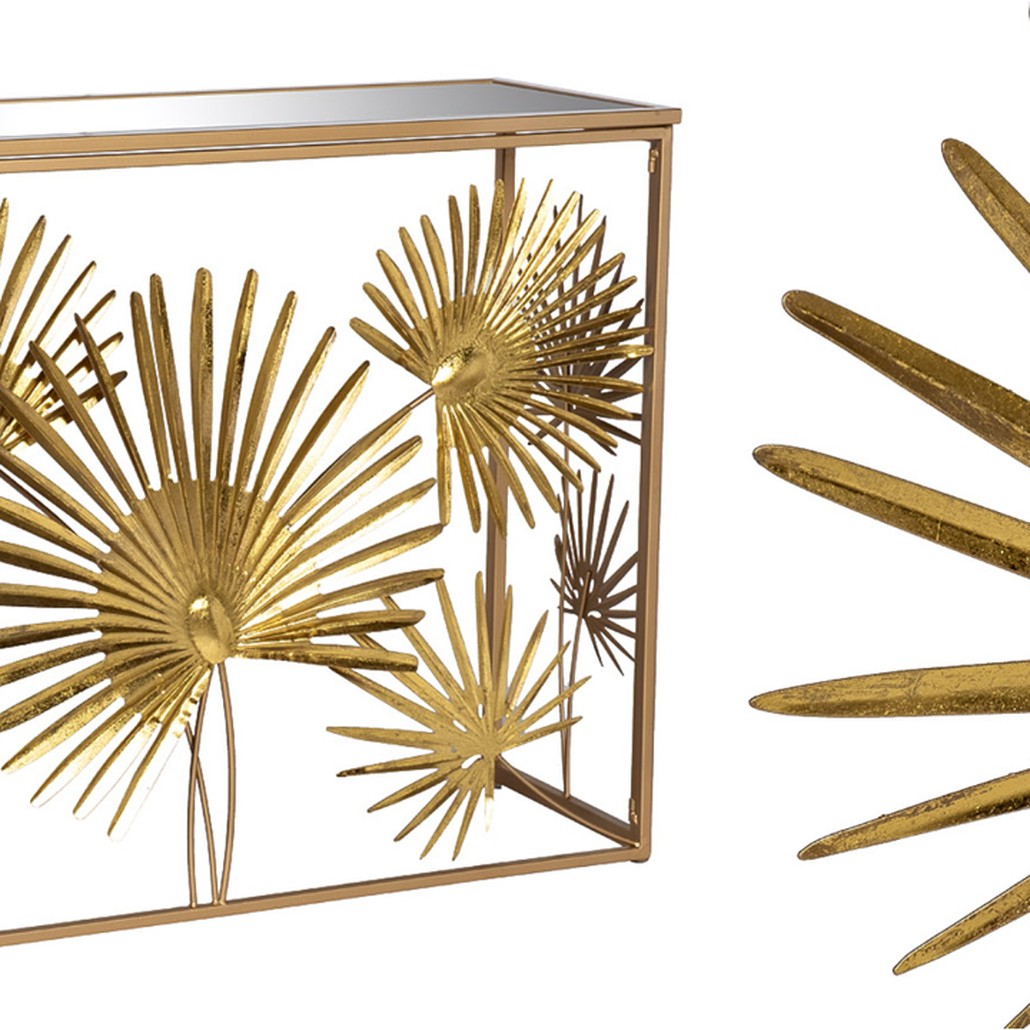 Консоль Golden Palm Leaves