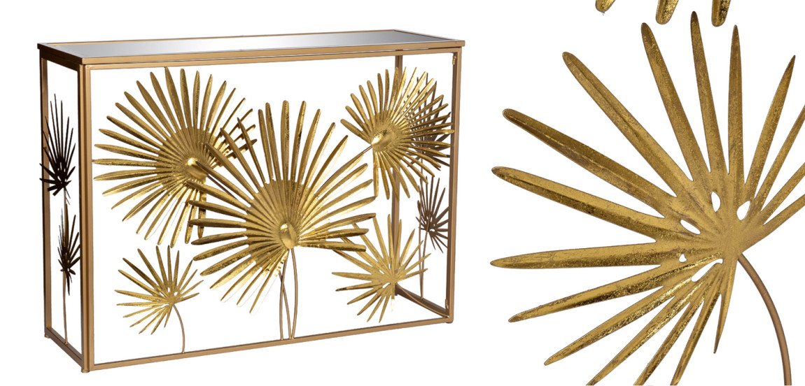 Консоль Golden Palm Leaves