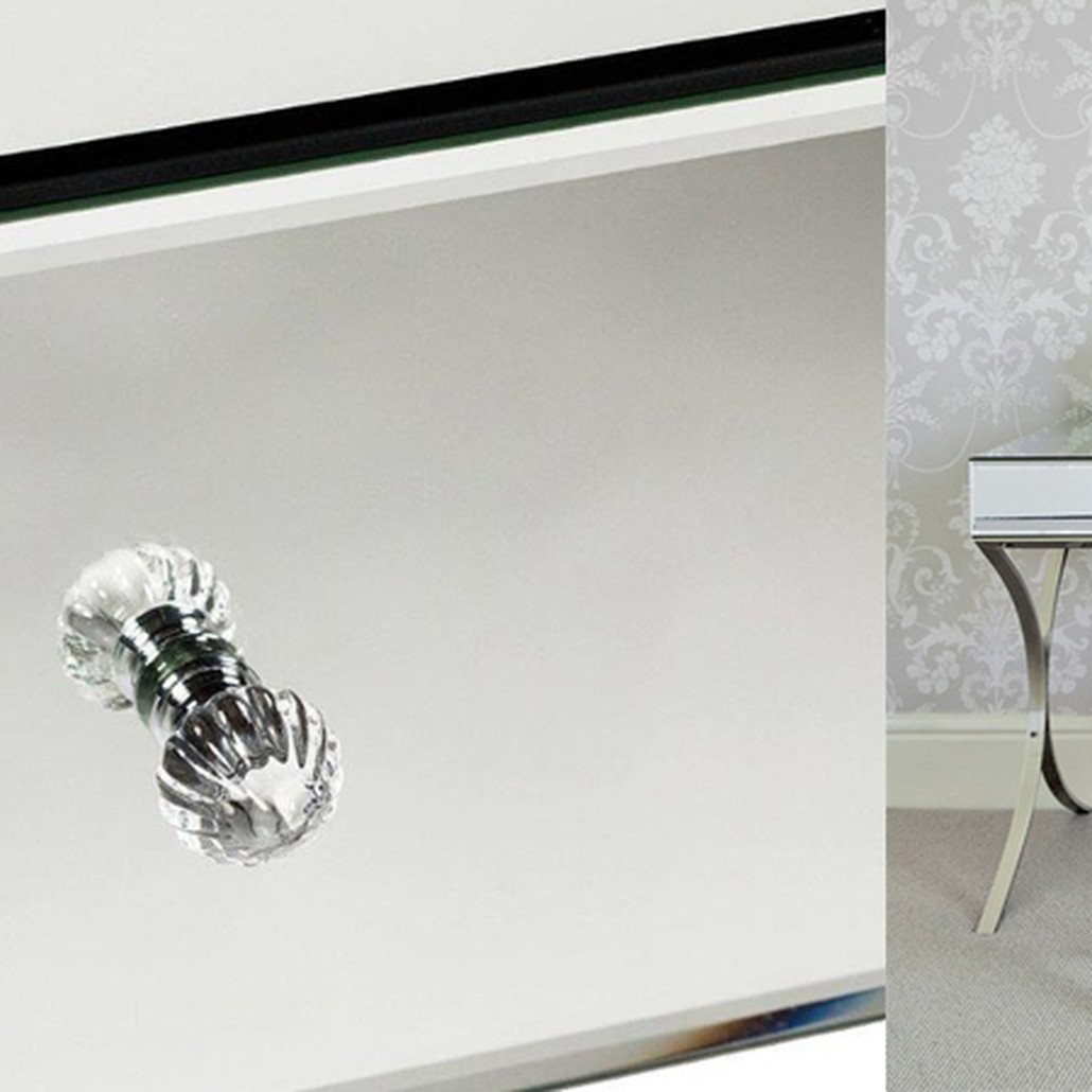 Консоль Mirrored Curved Legs