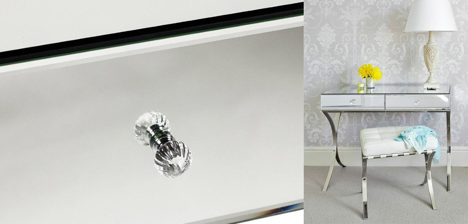 Консоль Mirrored Curved Legs