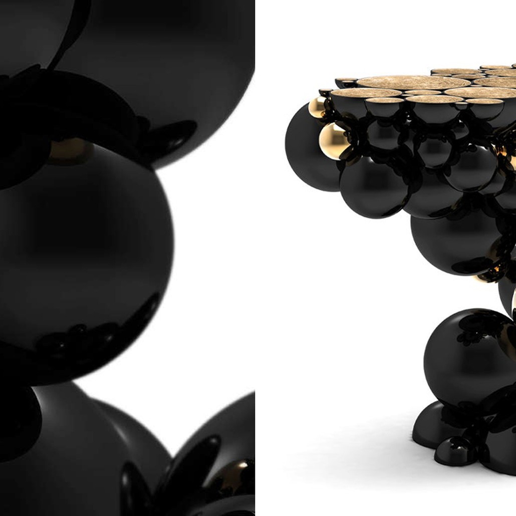 Консоль Newton Console by Boca do Lobo Studio Черный