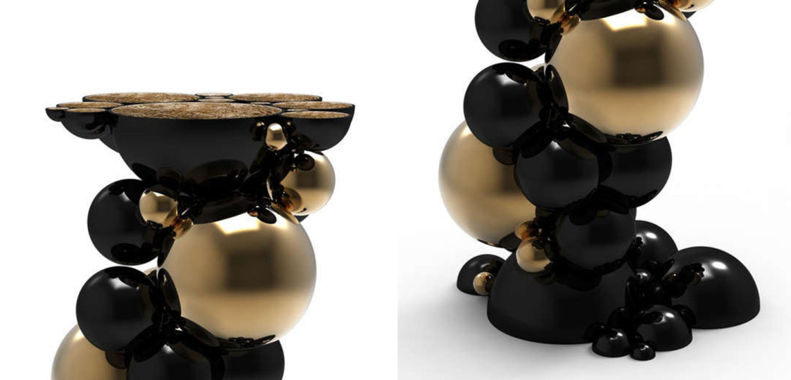 Консоль Newton Console by Boca do Lobo Studio Черный
