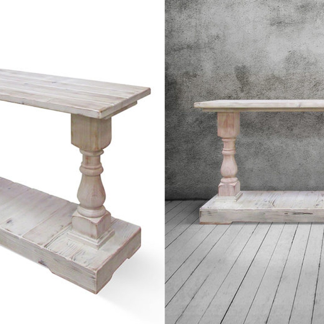Консоль Oxford Washed Antique White Console