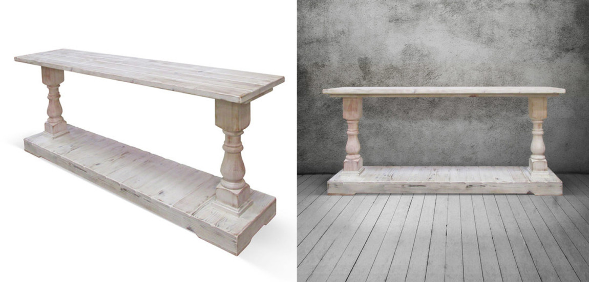 Консоль Oxford Washed Antique White Console