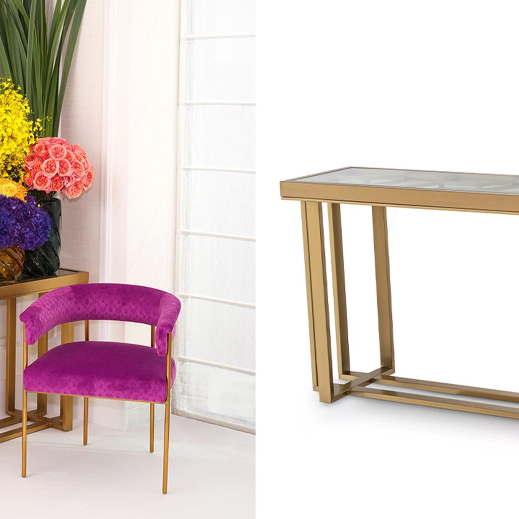 Консоль Philipp Plein Console Table Skeleton