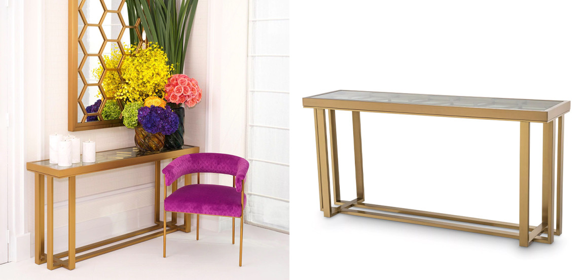 Консоль Philipp Plein Console Table Skeleton